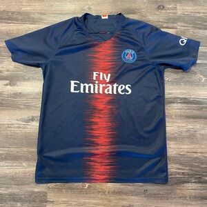 Paris Saint-Germain Navy and Red Jersey